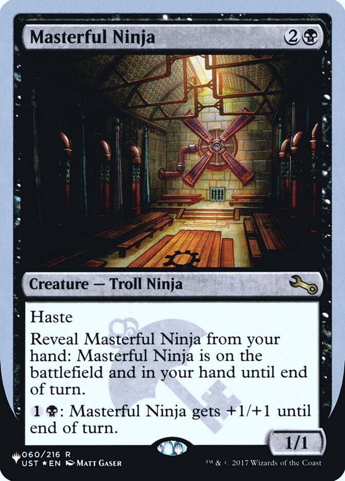 Masterful Ninja (Unfinity Foil Edition) [The List] | Gear Gaming Fayetteville