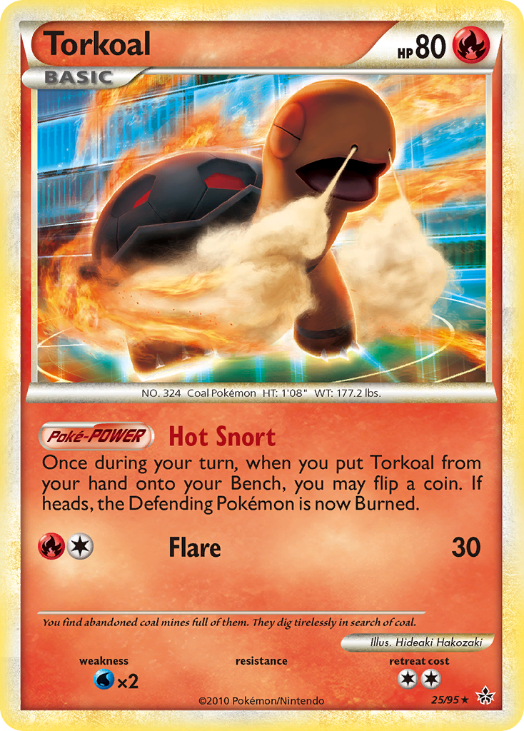 Torkoal (25/95) [HeartGold & SoulSilver: Unleashed] | Gear Gaming Fayetteville