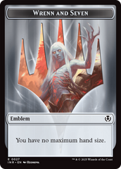 Treefolk // Emblem - Wrenn and Seven Double-Sided Token [Innistrad Remastered Tokens] | Gear Gaming Fayetteville