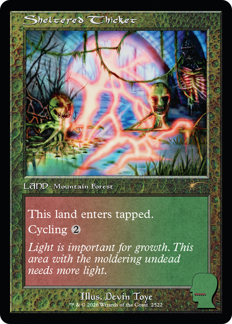 Sheltered Thicket [Secret Lair Drop Series] | Gear Gaming Fayetteville