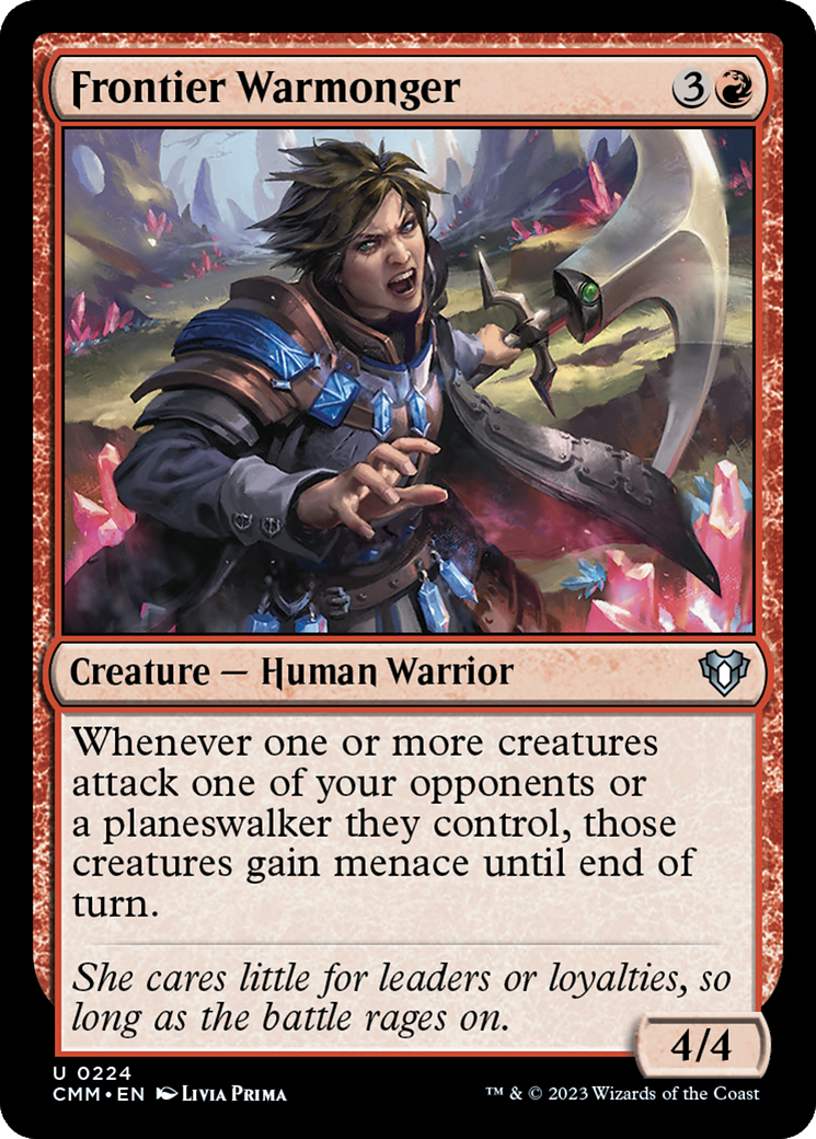 Frontier Warmonger [Commander Masters] | Gear Gaming Fayetteville
