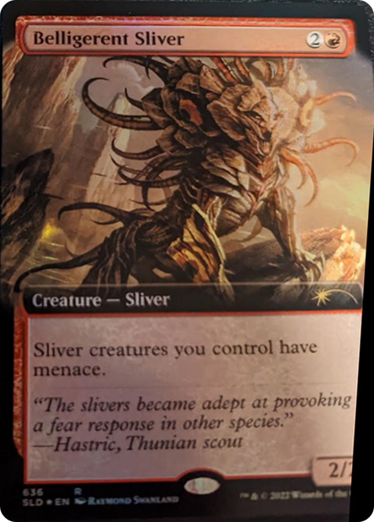 Belligerent Sliver (Extended Art) [Secret Lair Drop Series] | Gear Gaming Fayetteville