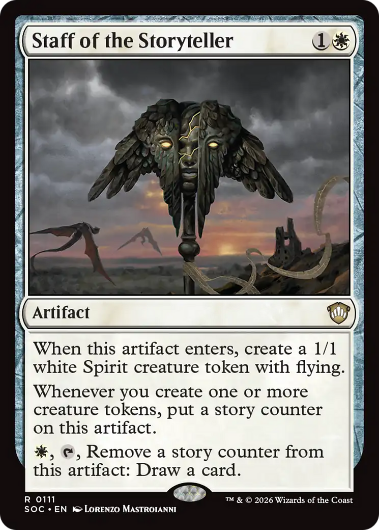 Staff of the Storyteller [Secrets of Strixhaven Commander] | Gear Gaming Fayetteville