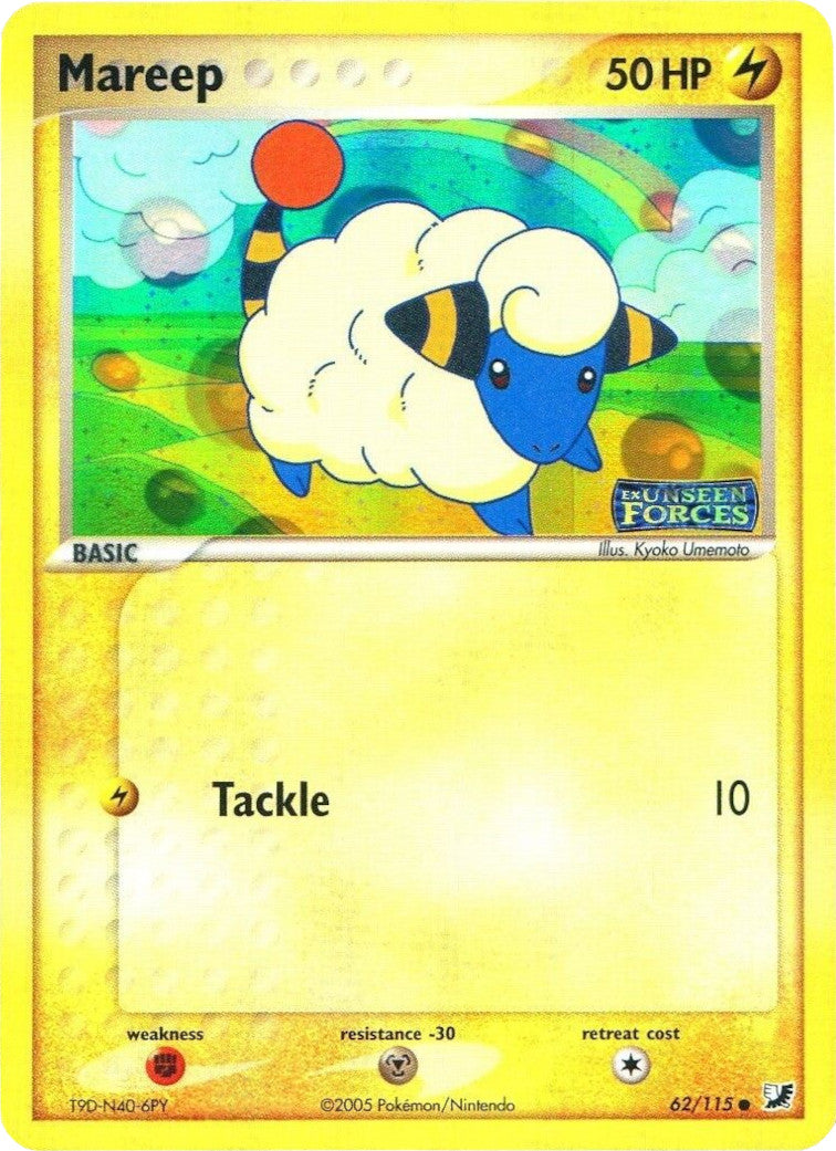 Mareep (62/115) (Stamped) [EX: Unseen Forces] | Gear Gaming Fayetteville