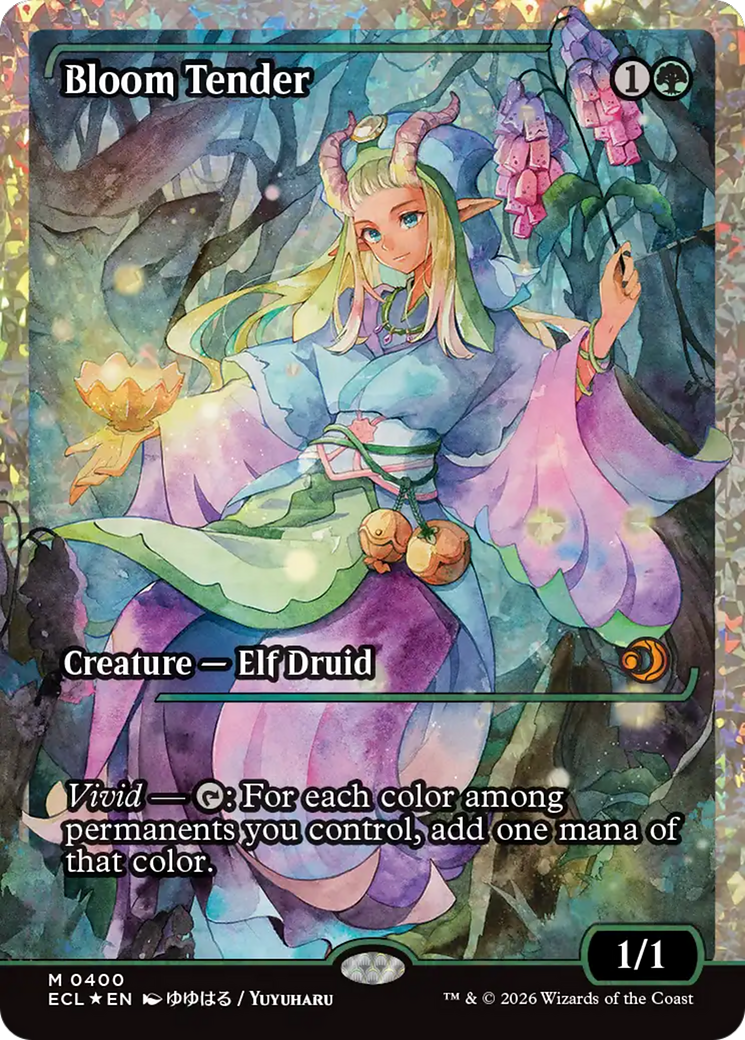 Bloom Tender (0400) (Showcase) (Fracture Foil) [Lorwyn Eclipsed] | Gear Gaming Fayetteville