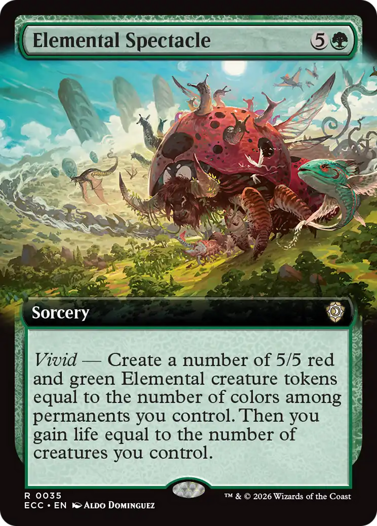 Elemental Spectacle (Extended Art) [Lorwyn Eclipsed Commander] | Gear Gaming Fayetteville
