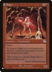 Anger (JUD) [The List Reprints] | Gear Gaming Fayetteville