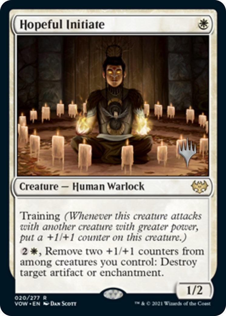 Hopeful Initiate (Promo Pack) [Innistrad: Crimson Vow Promos] | Gear Gaming Fayetteville