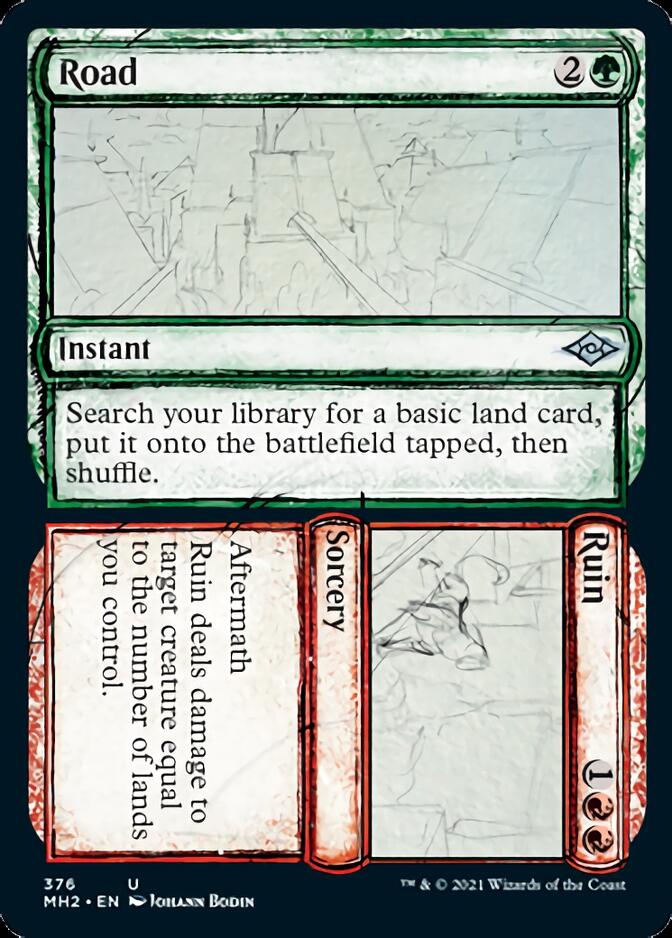 Road // Ruin (Sketch) [Modern Horizons 2] | Gear Gaming Fayetteville