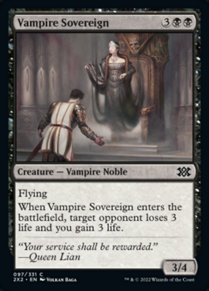 Vampire Sovereign [Double Masters 2022] | Gear Gaming Fayetteville