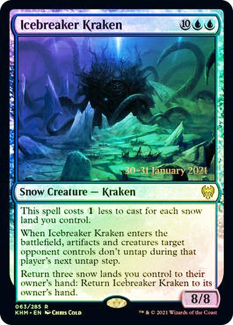 Icebreaker Kraken [Kaldheim Prerelease Promos] | Gear Gaming Fayetteville