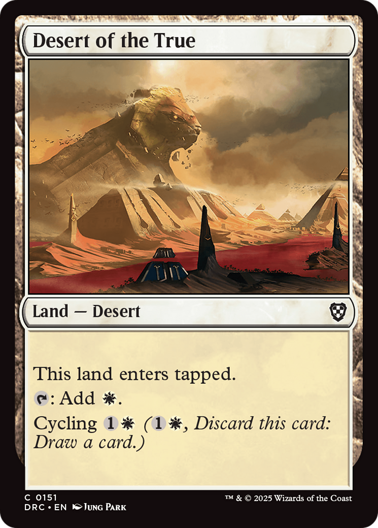 Desert of the True [Aetherdrift Commander] | Gear Gaming Fayetteville