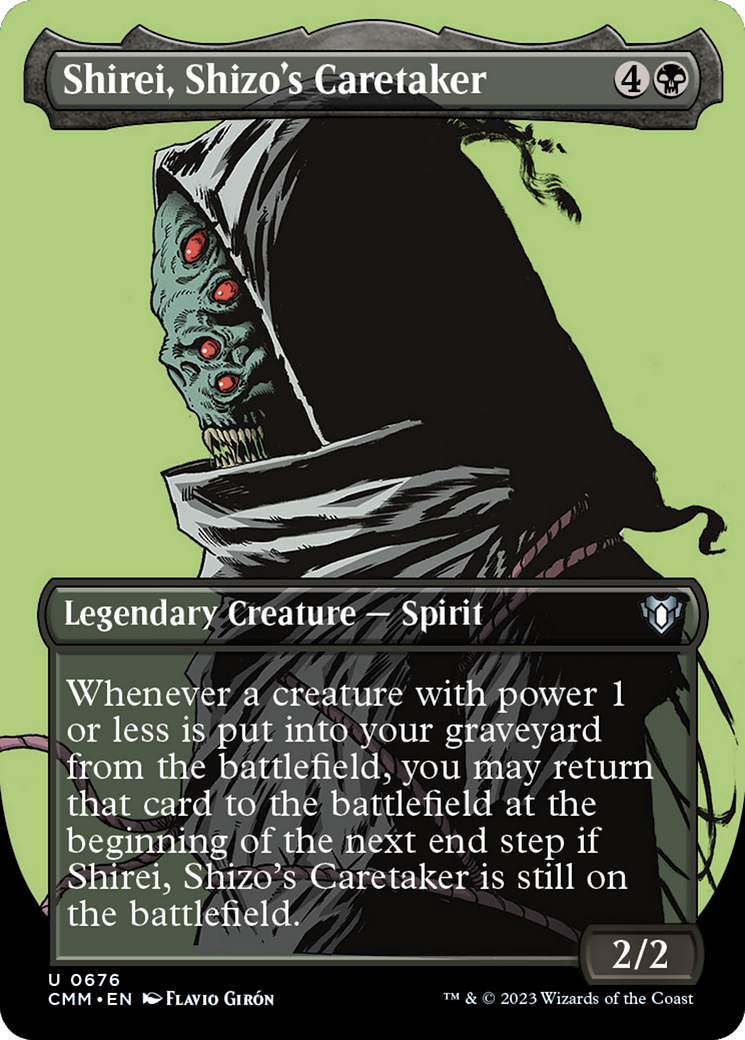 Shirei, Shizo's Caretaker (Borderless Profile) [Commander Masters] | Gear Gaming Fayetteville