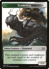Clue // Elemental Double-Sided Token [Double Masters Tokens] | Gear Gaming Fayetteville
