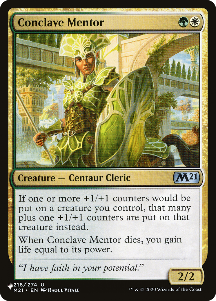 Conclave Mentor [The List] | Gear Gaming Fayetteville