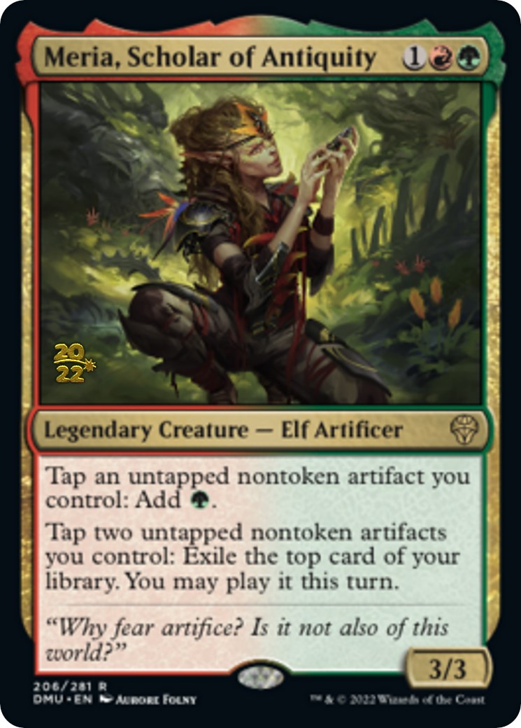 Meria, Scholar of Antiquity [Dominaria United Prerelease Promos] | Gear Gaming Fayetteville