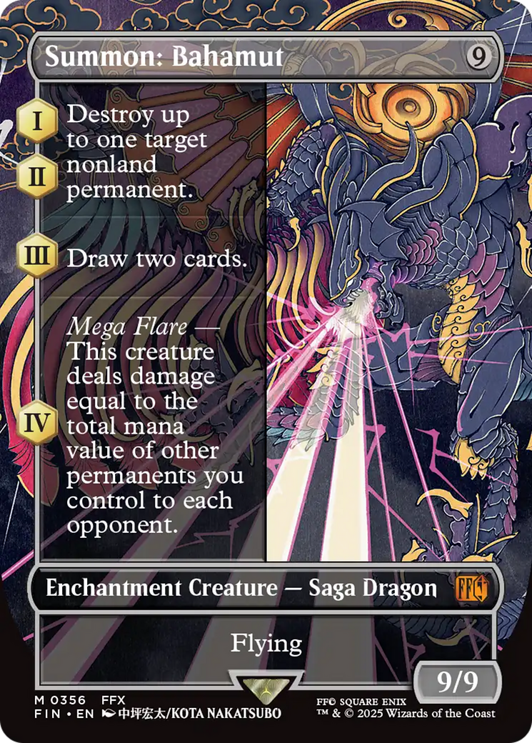 Summon: Bahamut (Borderless) [FINAL FANTASY] | Gear Gaming Fayetteville