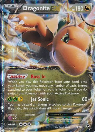 Dragonite EX (74/111) (Jumbo Card) [XY: Furious Fists] | Gear Gaming Fayetteville