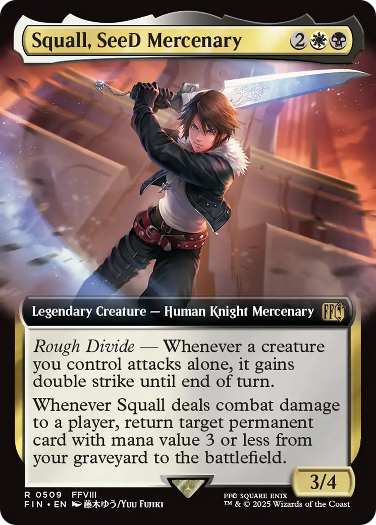 Squall, SeeD Mercenary (Extended Art) [FINAL FANTASY] | Gear Gaming Fayetteville
