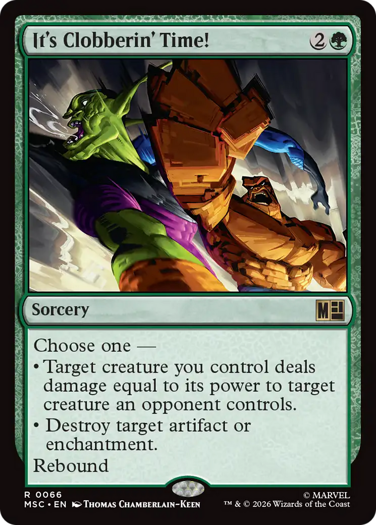 It's Clobberin' Time! (Surge Foil) [Marvel Super Heroes Commander] | Gear Gaming Fayetteville