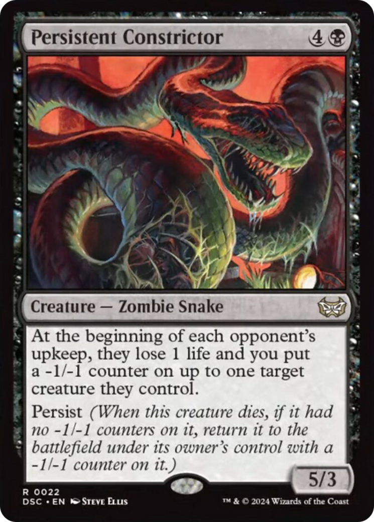 Persistent Constrictor [Duskmourn: House of Horror Commander] | Gear Gaming Fayetteville