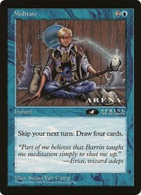 Meditate (4th Place) (Oversized) [Oversize Cards] | Gear Gaming Fayetteville