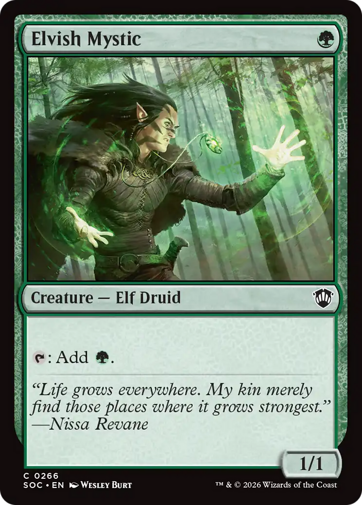 Elvish Mystic [Secrets of Strixhaven Commander] | Gear Gaming Fayetteville