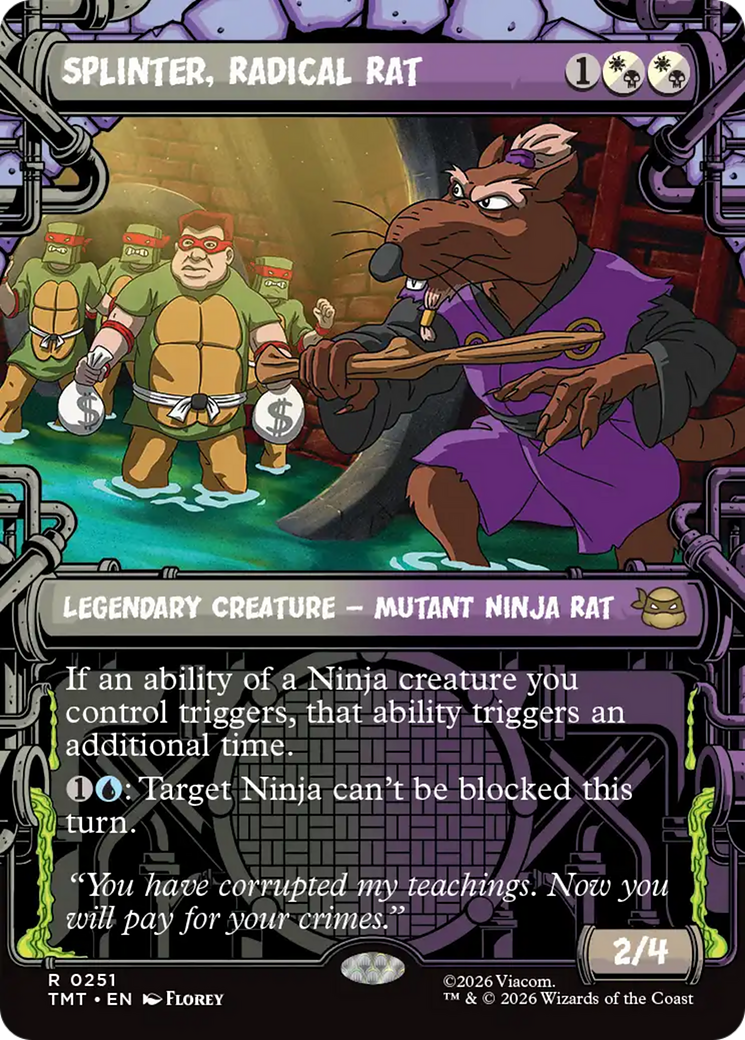 Splinter, Radical Rat (Showcase) [Teenage Mutant Ninja Turtles] | Gear Gaming Fayetteville