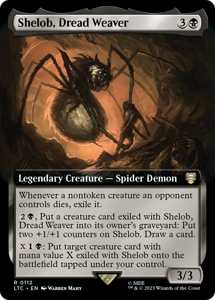 Shelob, Dread Weaver (Extended Art) [The Lord of the Rings: Tales of Middle-Earth Commander] | Gear Gaming Fayetteville