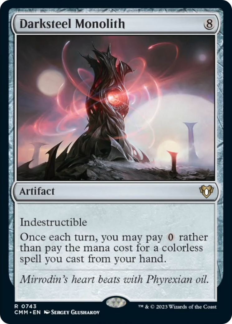 Darksteel Monolith [Commander Masters] | Gear Gaming Fayetteville