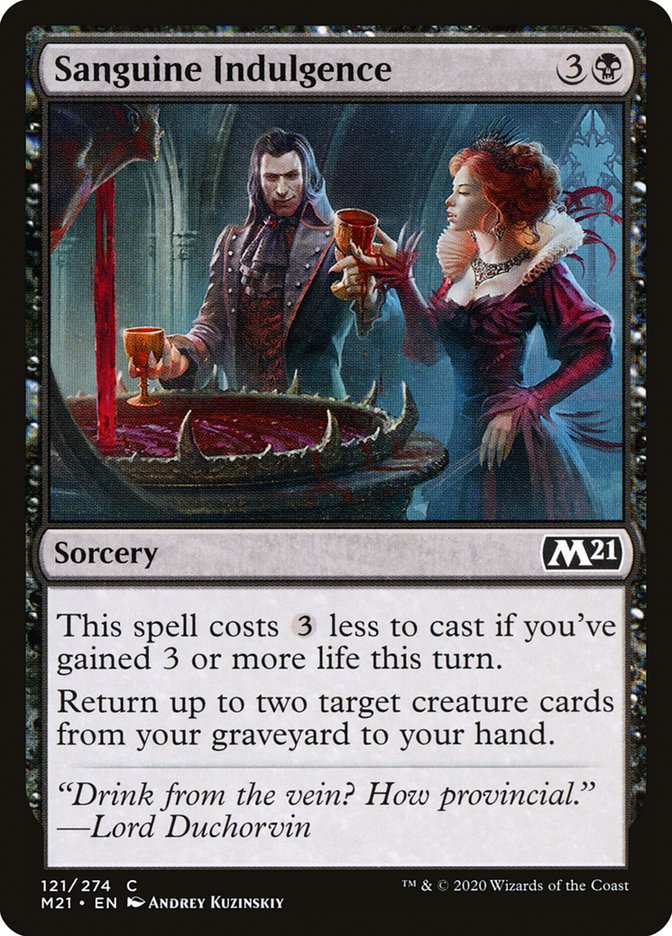 Sanguine Indulgence [Core Set 2021] | Gear Gaming Fayetteville