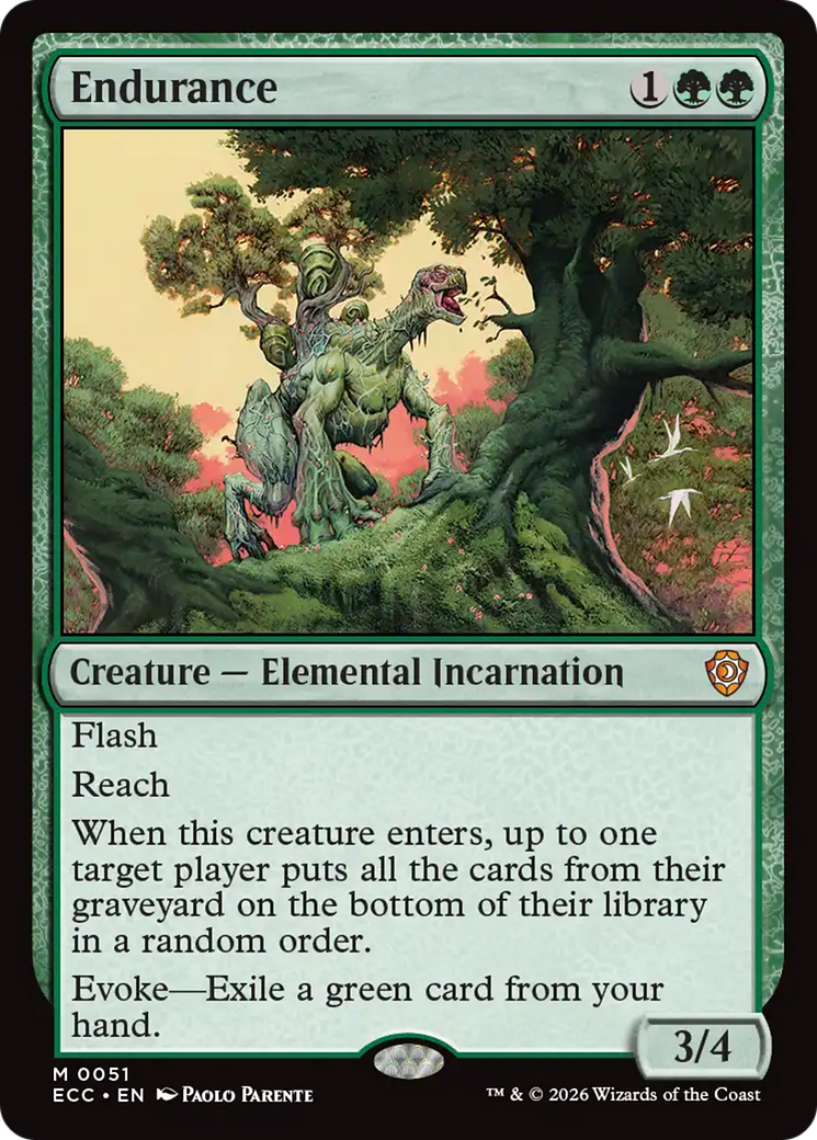 Endurance [Lorwyn Eclipsed Commander] | Gear Gaming Fayetteville
