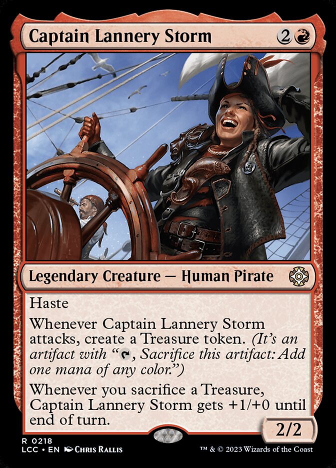 Captain Lannery Storm [The Lost Caverns of Ixalan Commander] | Gear Gaming Fayetteville