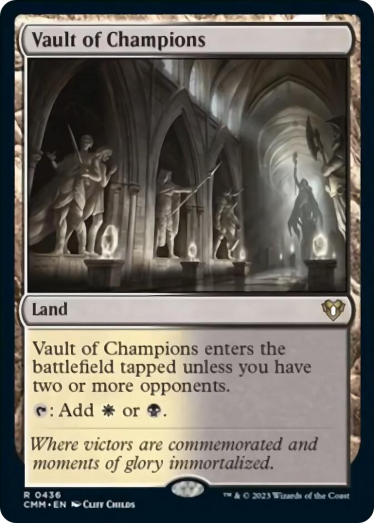 Vault of Champions [Commander Masters] | Gear Gaming Fayetteville