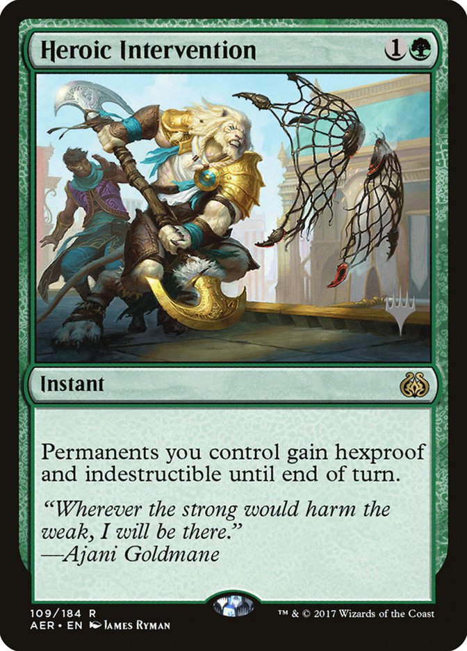 Heroic Intervention (Promo Pack) [Aether Revolt Promos] | Gear Gaming Fayetteville