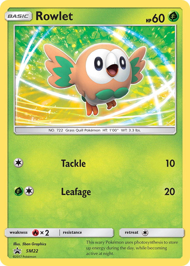 Rowlet (SM22) [Sun & Moon: Black Star Promos] | Gear Gaming Fayetteville