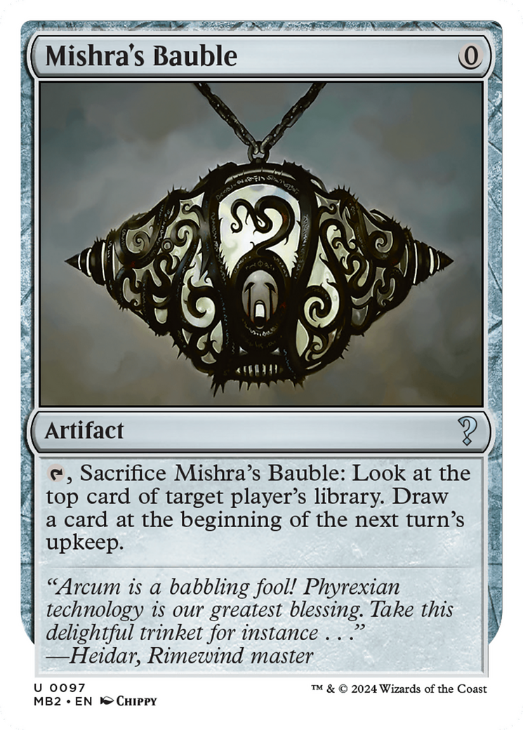 Mishra's Bauble (White Border) [Mystery Booster 2] | Gear Gaming Fayetteville