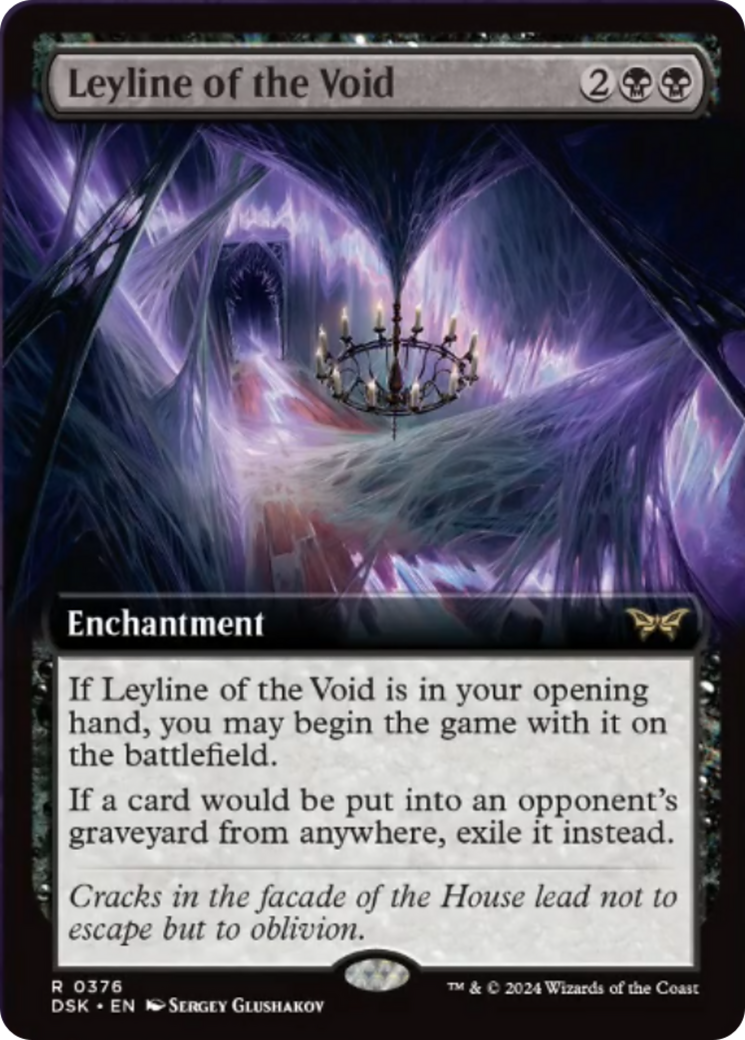 Leyline of the Void (Extended Art) [Duskmourn: House of Horror] | Gear Gaming Fayetteville
