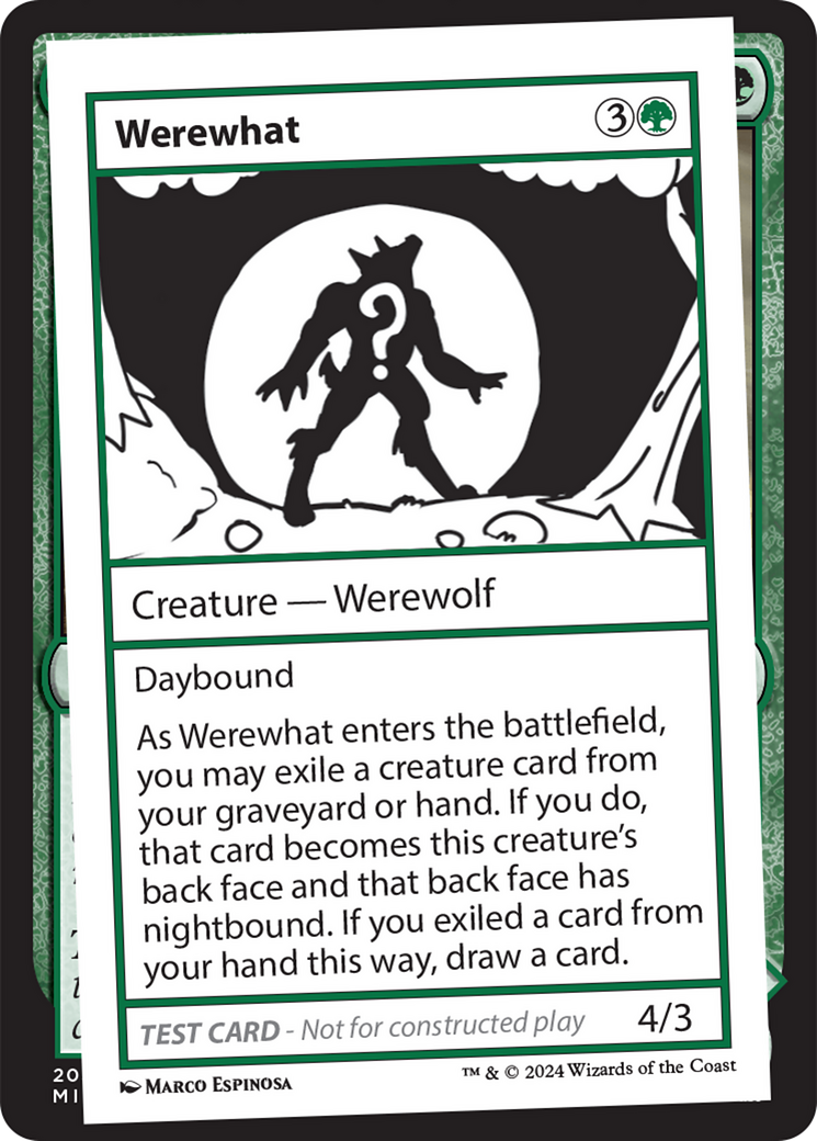 Werewhat [Mystery Booster 2 Playtest Cards] | Gear Gaming Fayetteville