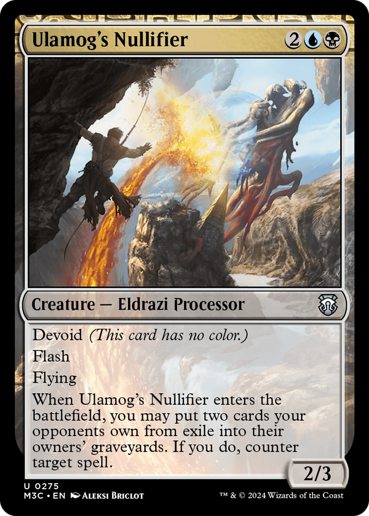 Ulamog's Nullifier (Ripple Foil) [Modern Horizons 3 Commander] | Gear Gaming Fayetteville