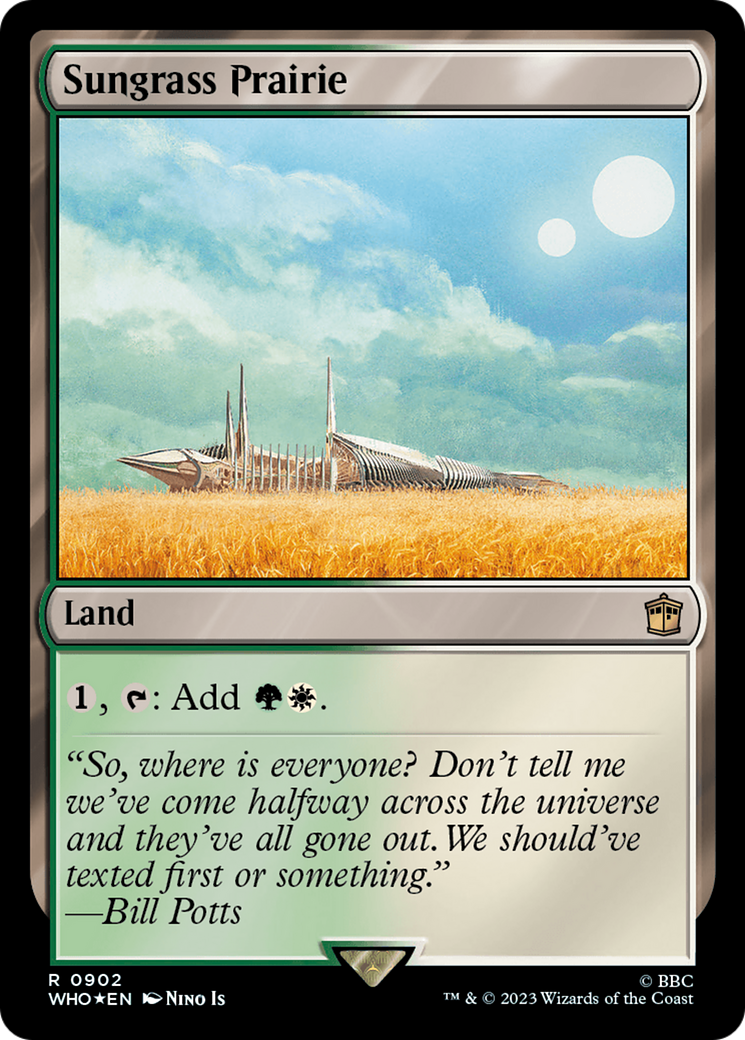 Sungrass Prairie (Surge Foil) [Doctor Who] | Gear Gaming Fayetteville