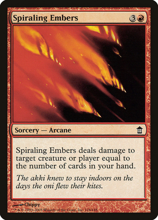 Spiraling Embers [Saviors of Kamigawa] | Gear Gaming Fayetteville