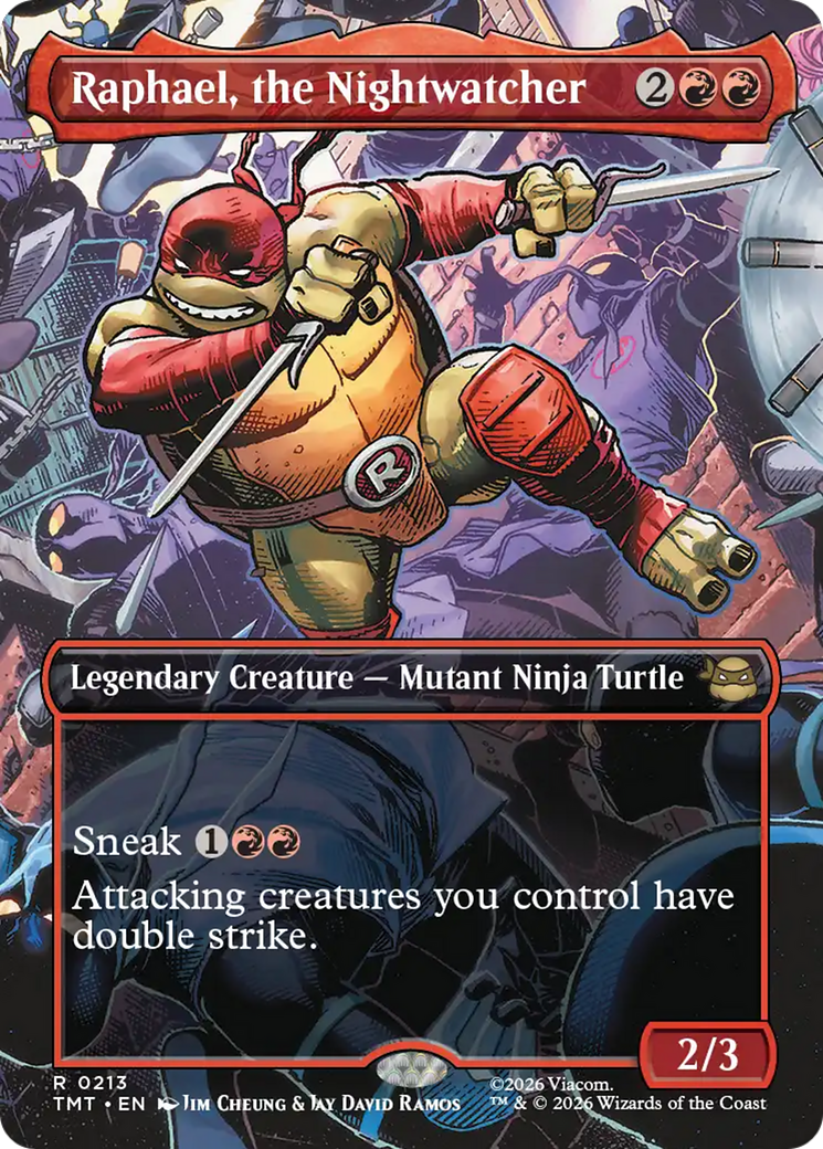 Raphael, the Nightwatcher (Borderless) [Teenage Mutant Ninja Turtles] | Gear Gaming Fayetteville