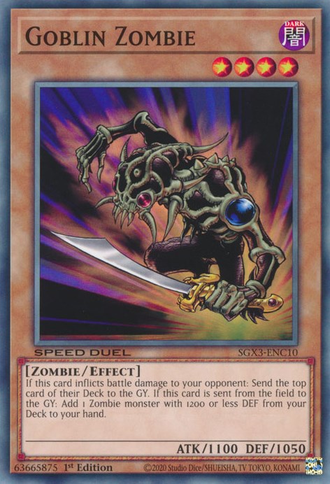 Goblin Zombie [SGX3-ENC10] Common | Gear Gaming Fayetteville