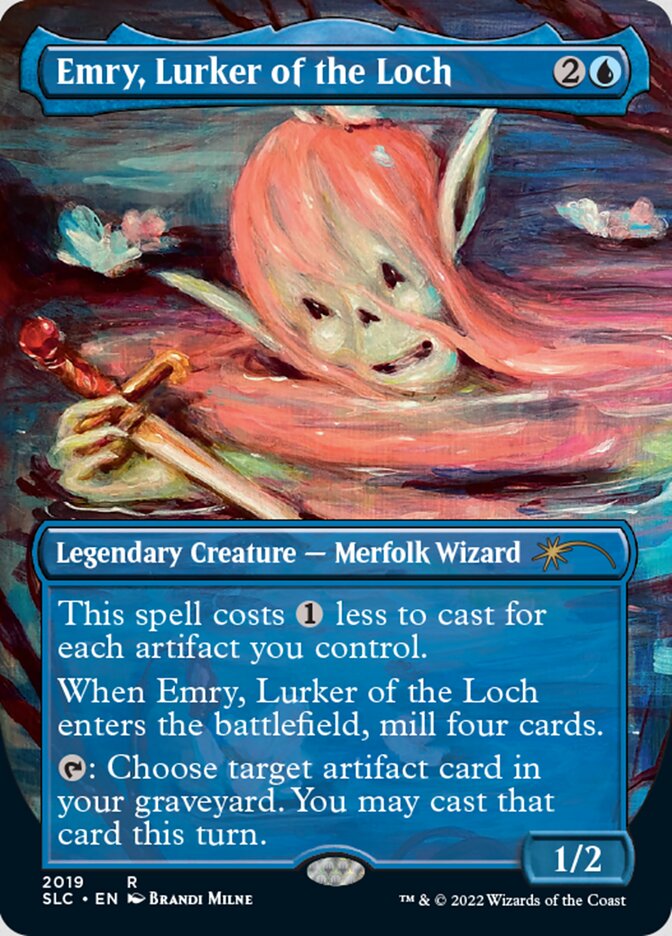 Emry, Lurker of the Loch (Borderless) [Secret Lair Countdown Kit] | Gear Gaming Fayetteville