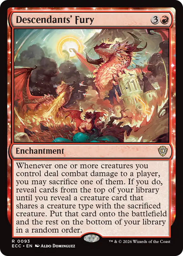 Descendants' Fury [Lorwyn Eclipsed Commander] | Gear Gaming Fayetteville