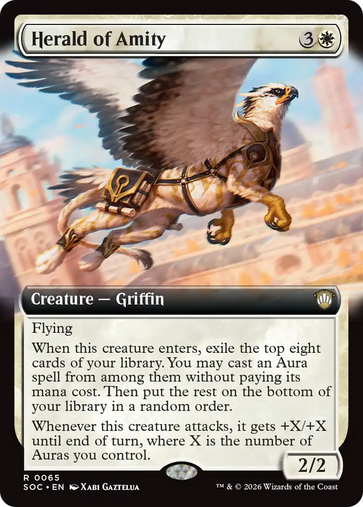 Herald of Amity (Extended Art) [Secrets of Strixhaven Commander] | Gear Gaming Fayetteville