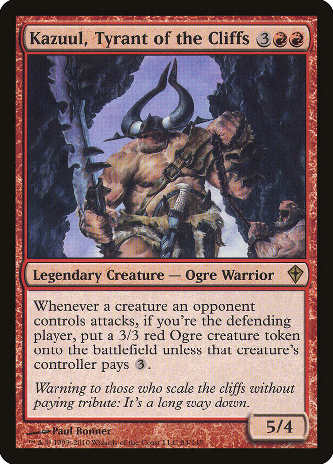 Kazuul, Tyrant of the Cliffs [Worldwake] | Gear Gaming Fayetteville