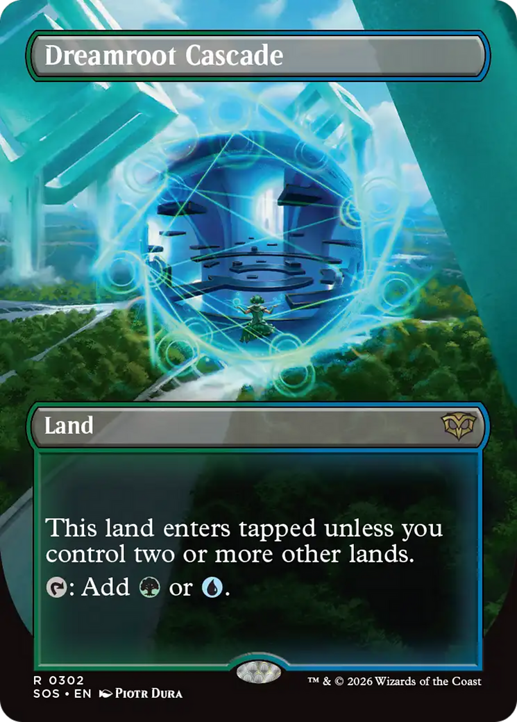 Dreamroot Cascade (Borderless) [Secrets of Strixhaven] | Gear Gaming Fayetteville