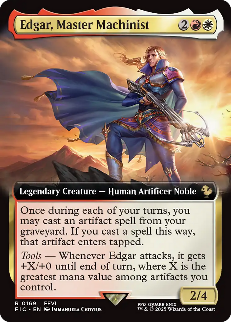 Edgar, Master Machinist (Extended Art) [FINAL FANTASY Commander] | Gear Gaming Fayetteville